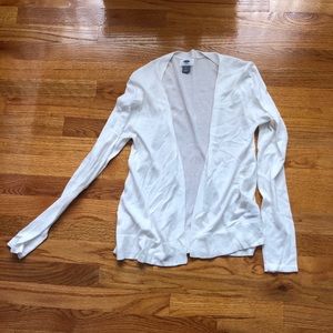 Old Navy White Long-sleeve Cardigan
